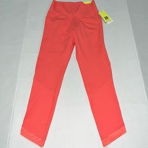 All in Motion Girls High-Rise leggings,Color Clever Coral,Size XL(14/16)